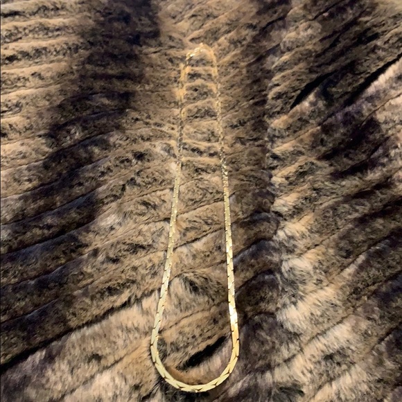 Jewelry - vintage 14k gold plate heavy-link necklace #A82